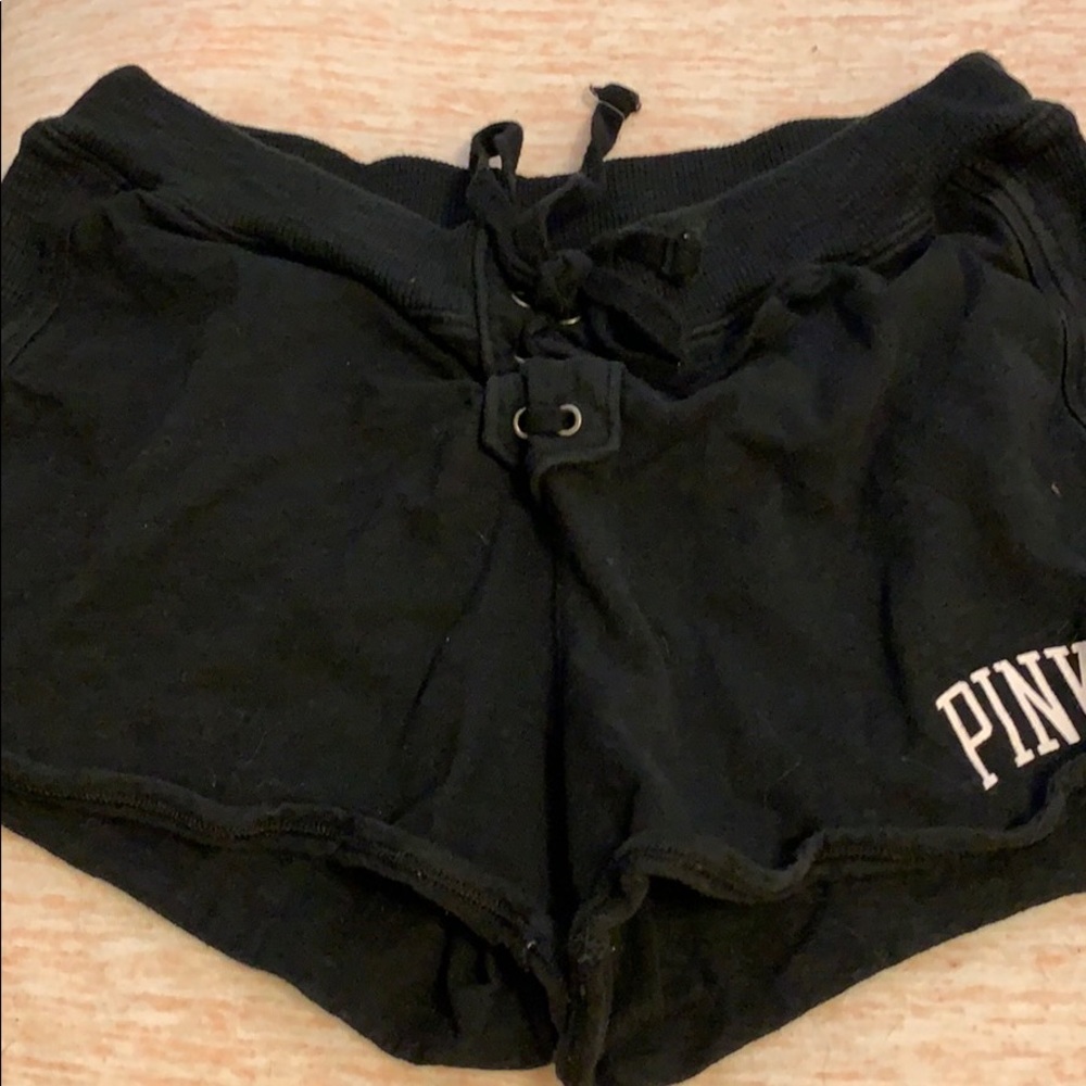 Black tie button shorts!